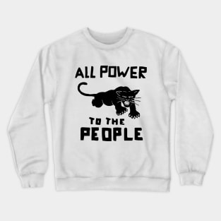 VINTAGE BLACK PANTHER LOGO Crewneck Sweatshirt